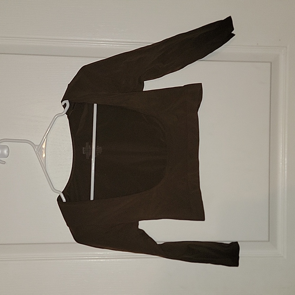 SKIMS Kim Kardashian Women's 2XL Crop Top Long Sleeve Shirt New w/out Tags!